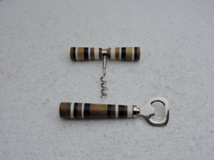 ที่เปิดขวดดีไซน์พรีเมียม & ที่เปิดขวดสแตนเลสแบบเกลียวพร้อมด้ามเรซิ่น ราคาขายส่งจากโรงงาน - Product Image 4