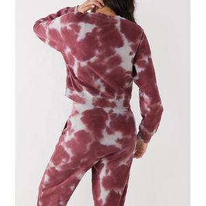 Premium Custom <b>Tie</b>-Dye Sweatsuit <b>Set</b> Low MOQ Free Design High-Quality Activewear for Women Relaxed Fit Quick Dry Comfortable - Product Image 6