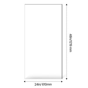 แผ่นอะคริลิคเพล็กซิกลาสใส ขนาด 24 x 48 นิ้ว หนา 1/8 นิ้ว แพ็คคู่ สำหรับงานประดิษฐ์และงานฝีมืออะคริลิค - Product Image 5