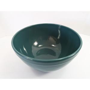 ชามผสมเซรามิกสีเขียวเข้มเงางาม รูปทรงโค้งมน ทนทาน ทนความร้อน ปลอดภัยสำหรับอาหาร เหมาะสำหรับครัวสมัยใหม่ - Product Image 1
