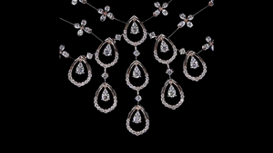 Conjunto de Collar y Pendientes de Diamantes Cultivados en Laboratorio en Plata con Certificación IGI para Mujer, Regalo de Compromiso, Joyería para Boda o Fiesta - Product Image 4