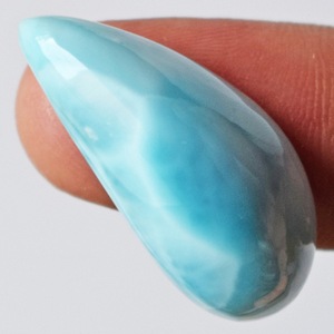 Larimar Azul de Alta Calidad 2026: Cabujones Naturales Únicos con Corte de Pera, Gemas Sueltas de Tamaños Variados para la Fabricación de Joyas - Product Image 5