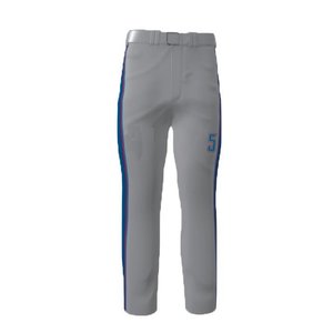 Pantalones de Béisbol Negros Personalizados – Cinturón Rojo y Pantalones de Uniforme de Equipo, Proveedor Fabricante OEM - Product Image 2