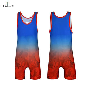 <b>Mens</b> Wrestling <b>Singlet</b> Stretch Fit Wrestling Training Suit - Product Image 1