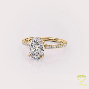 Anillo de compromiso de moissanita de calidad de exportación para joyería de moda, propuesta de matrimonio y regalo de aniversario, disponible para la venta - Product Image 3