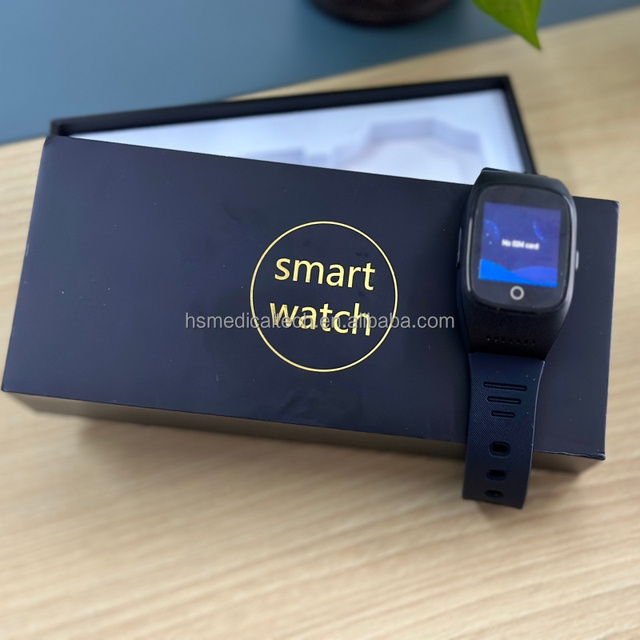 Elderly Safety Health Smartwatch Ambulatory Heart Rate Blood Oxygen Blood Pressure Monitoring 700mAh Battery IPx7 Water 1 Year