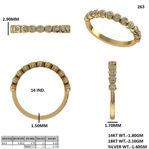 Anillo de Eternidad de Plata con Acabado en Oro Blanco de Lujo, con Esmeraldas Baguette y Diamantes Creados en Laboratorio, Apilable, para Novia - Product Image 5