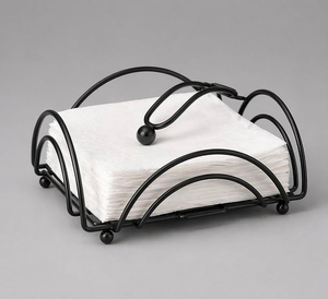 Portarrollos de Metal para Cocina, Bar, Baño, Almacenamiento de Papel Higiénico, Porta Servilletas de Metal Moderno, Porta Papel Higiénico Negro - Product Image 1