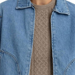 Men's Stylish Jean <b>Jacket</b> Casual Wear Oem Wholesale High Quality Cotton Jeans <b>Jacket</b> <b>Custom</b> <b>Denim</b> <b>Jacket</b> For Man - Product Image 4