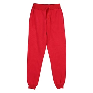 Men Casual Sweatpants Elastic Waist Drawstring Knitted Canvas Anti-static Pockets <b>Lightweight</b> Summer <b>Joggers</b> - Product Image 3