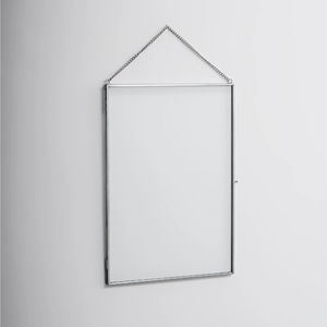 Marco hexagonal de cristal y metal para colgar en la pared, decoración del hogar, marco geométrico dorado flotante para fotos, en oferta. - Product Image 6