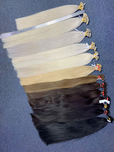 High Quality Bulk Hair Extension Natural Straight Wavy Hair Wholesale Factory Price #1 #<b>PLA</b> Blonde Length From 50cm To 70cm - Product Image 2