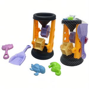 Set di giocattoli da spiaggia con pala, rastrello, stampi, imbuto e torre 16 x 30 x 16 cm per il divertimento dei bambini - Product Image 2