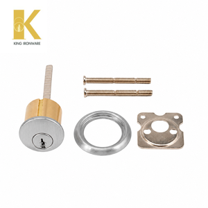 Cilindro de Cerradura de Embutir KW con Llave, Cromado Satinado, Latón Sólido, Inspección Completa de Fábrica - Product Image 5