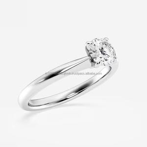 Anillo de oro de 14 quilates para mujer IGI/GIA/EGL certificado laboratorio creado diamante boda aniversario compromiso regalo joyería eternidad laboratorio creado - Product Image 2