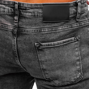 Wholesale Men Denim <b>Pants</b> High Quality Breathable Straight Leg Casual Jeans Customized Design Printing Summer Male Clothing Logo - Product Image 5