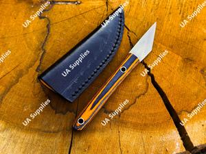 Fixed Blade Stainless Steel Straight Back <b>Knife</b> Premium Razor Sharp Wood <b>Handle</b> Neck <b>Knife</b> 6 Inches Best Price Wholesale OEM/ODM - Product Image 3