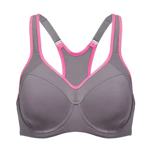 Sujetador Deportivo Sin Costuras de Alta Calidad para Mujer, Transpirable, con Soporte Superior, Logotipo Frontal, Spandex, Poliéster, para Yoga, Ejercicio, Fitness, OEM - Product Image 1