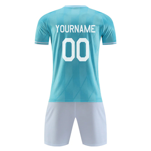 Conjuntos de Uniformes de Fútbol Unisex para Adultos, Camisetas Personalizadas, Kits de Fútbol con Nombre y Números de Equipo Personalizados, Secado Rápido, 100% Poliéster, Proveedor de Pakistán - Product Image 3