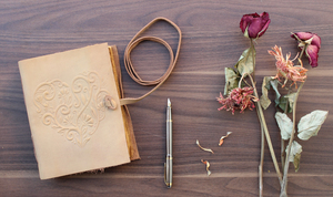 Vintage Genuine <b>Leather</b> <b>Diary</b> Custom Print Paper Buffalo <b>Leather</b> Hardcover Journal Notebook Soft Feeling Hard Bound - Product Image 3