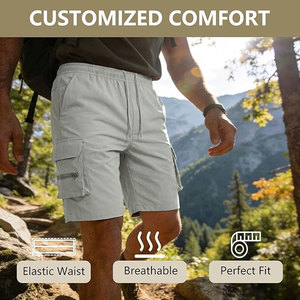 New Arrival Breathable Soft Lightweight High Performance Best Service Custom Multi Pocket Casual Street Style Men Cargo Shorts - Product Image 6