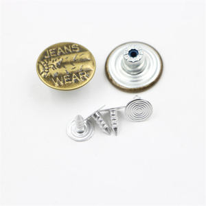 Iron Antique Vintage Tack Shank Jeans <b>Buttons</b> Nickel Free Multi Color for Apparel Coat Pants Clothing - Product Image 3