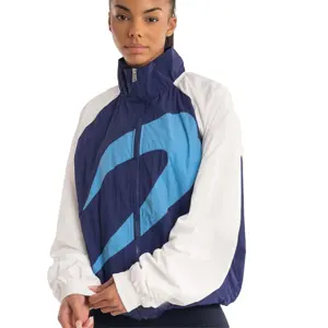 महिला एथलेटिक ऊनी जैकेट - स्लिम फिट, फुल ज़िप रनिंग टॉप अंगूठे के छेद के साथ, अतिरिक्त गर्मी के लिए ऊनी लाइन वाली