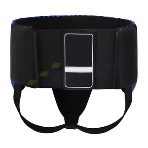 Wholesale Best Selling Leather Anti-Sweat Boxing <b>Groin</b> Guard <b>Protector</b> Adjustable Breathable MMA Fighting Gear Customized Color - Product Image 5