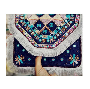 Pochette en forme d'enveloppe pour femmes, sac à main de fête indien à perles, accessoire de dentiste Kirpa exportation, maison - Product Image 5