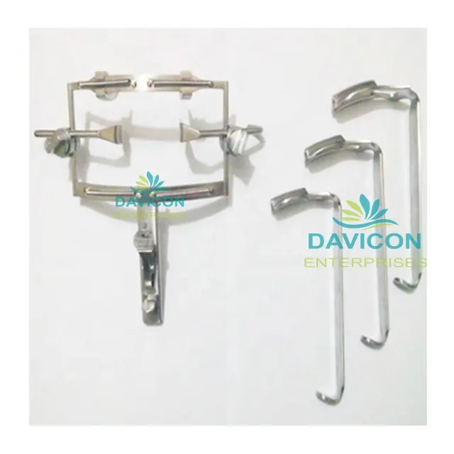 DINGMAN MOUTH GAG divaricatore SET completo di attrezzature odontoiatriche chirurgiche