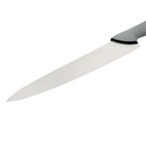 Cuchillos de Cocina Silver Blade con Mango Texturizado Gris, Protector de Dedos y Filo Puntiagudo para Cortar Verduras y Rebanar Carne - Product Image 2
