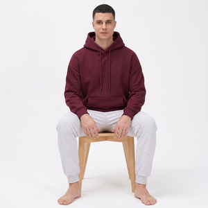 Fabricant de sweats à capuche raglan pour hommes, en molleton de coton, marque privée, vêtements de sport personnalisés, streetwear, fournisseur d'usine - Product Image 3