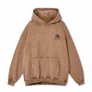 Sudadera con Capucha para Hombre Gym Active, Diseño con Letras, 340 GSM, Logotipo Frontal, Felpa Francesa de Algodón, Sin Forro, Impresión Digital, para Invierno - Product Image 1