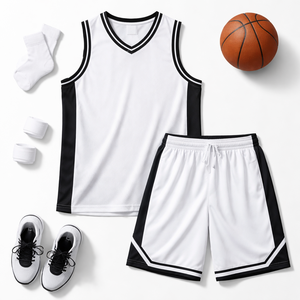 Maillot de basket-ball personnalisé en gros, 100% polyester, fabricant OEM - Fournisseur direct d'usine - Product Image 5