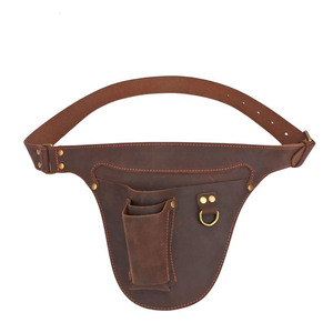Multi pocket leather florist <b>tool</b> <b>belt</b> custom logo professional gardening organizer durable handmade premium quality for sale - Product Image 1