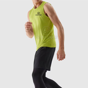 T-shirts sans manches pour hommes de qualité supérieure fabriqués au Pakistan, T-shirts sans manches pour hommes avec logo personnalisé de haute qualité - Product Image 2