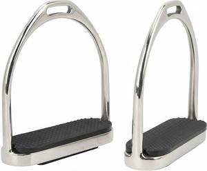 Estribos de Acero Inoxidable de Alta Calidad al por Mayor, con Almohadillas de Goma Antideslizantes, Diseño Clásico Ligero y Duradero para Equitación - Product Image 1