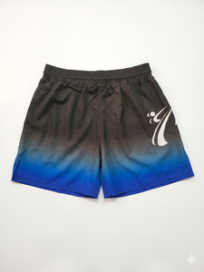 Pantalones Cortos de MMA para Hombre Alisa, Degradado Azul y Negro, 100% Poliéster, Secado Rápido, para Artes Marciales Mixtas, Corte Regular - Product Image 2