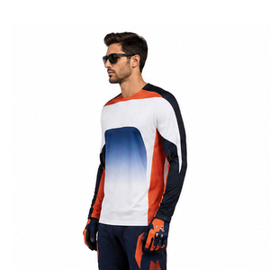 Jersey de Motocross de Microfibra de Poliéster de Alta Calidad, Talla Grande, Secado Rápido, Diseño Personalizado, Sublimación de Color, Talla XL - Product Image 4