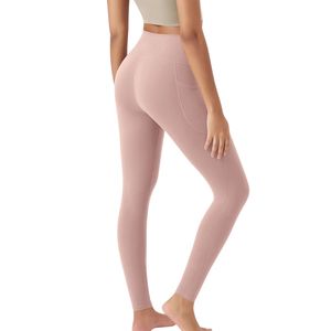 Leggings de Yoga Personalizados al por Mayor para Mujer, Cintura Alta, Sólidos, de Secado Rápido, Transpirables, Elásticos, para Fitness, Entrenamiento, Gimnasio, Correr, Ropa Deportiva - Product Image 2
