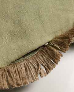 Nordic Cotton Striped Cushion <b>Cover</b> Decorative <b>Throw</b> Pillow <b>Cover</b> With Tassels Fringe Cotton Cushion Case for Couch <b>Sofa</b> Bed - Product Image 4