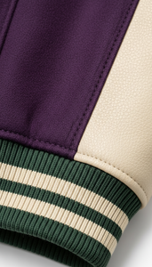 Authentic High School Chenille Letters Winter Varsity <b>Jackets</b> Wholesale Hooded Breathable Eco-Friendly Unisex Front Logo - Product Image 4