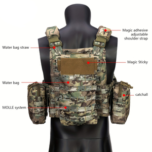 Multifunctional Camouflage Hunting <b>Vest</b> Summer Canvas Lightweight Waterproof Outdoor <b>Vest</b> - Product Image 3