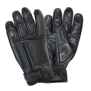 Meilleurs gants de moto en cuir unisexes professionnels, légers, respirants, à doigts entiers, avec sangle de poignet réglable, pour les sports de plein air - Product Image 4