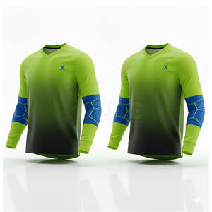 Maillot de gardien de but sportif léger grande taille à manches longues – Tenue d'entraînement et de match confortable, respirante et anti-humidité - Product Image 5