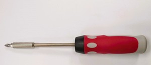 Ralters Holder <b>Screwdriver</b> 100mm Red Plastic Handle DIY Grade Interchangeable Bit PH2 Stainless Steel Lower Freight - Product Image 3