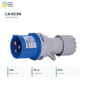 ปลั๊กอุตสาหกรรม CEE คุณภาพสูง 32A 220-250V 2P+E IP44 พร้อมหัวต่อไฟฟ้า 6 ขา สำหรับใช้งานในอุตสาหกรรม - Product Image 3