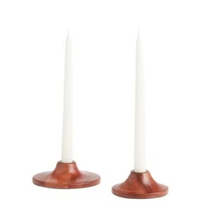 Portavelas de Madera Hecho a Mano, Estilo Rústico, Decorativo para el Hogar, Decoración de Mesa, Pilares Naturales Sostenibles - Product Image 3
