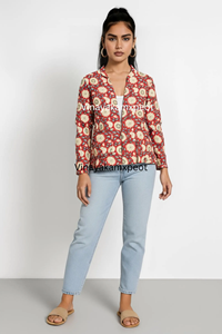 Chaqueta Acolchada Bordada a Mano, Superventas 2026, Mezcla de Algodón Cálida, Ecológica y Transpirable, Ropa de Abrigo de Invierno para Mujer - Product Image 3