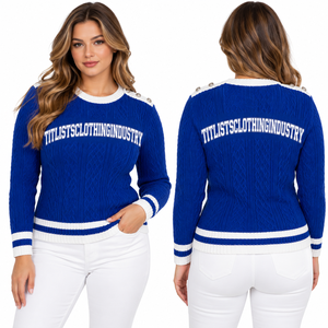 เสื้อสเวตเตอร์คอวี Zeta Phi Beta สำหรับชมรม/สมาคม/โรงเรียน/วิทยาลัย/มหาวิทยาลัย  คาร์ดิแกนถักลายโลโก้สำหรับทุกเพศ - Product Image 3